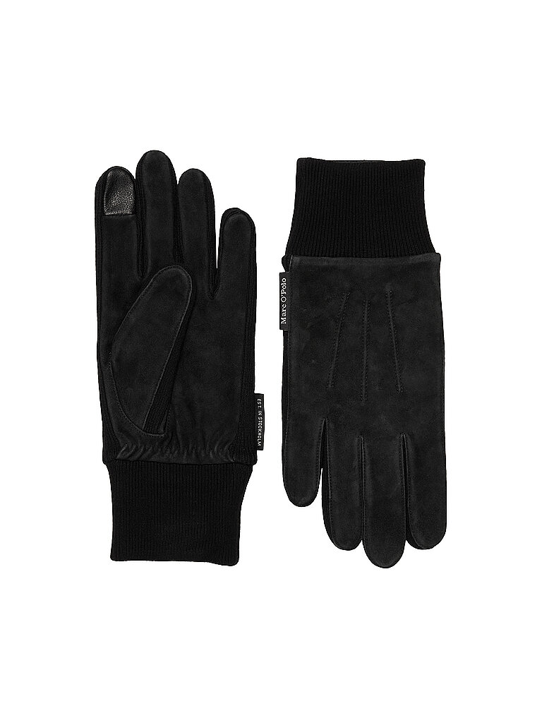 MARC O'POLO Lederhandschuhe schwarz | L