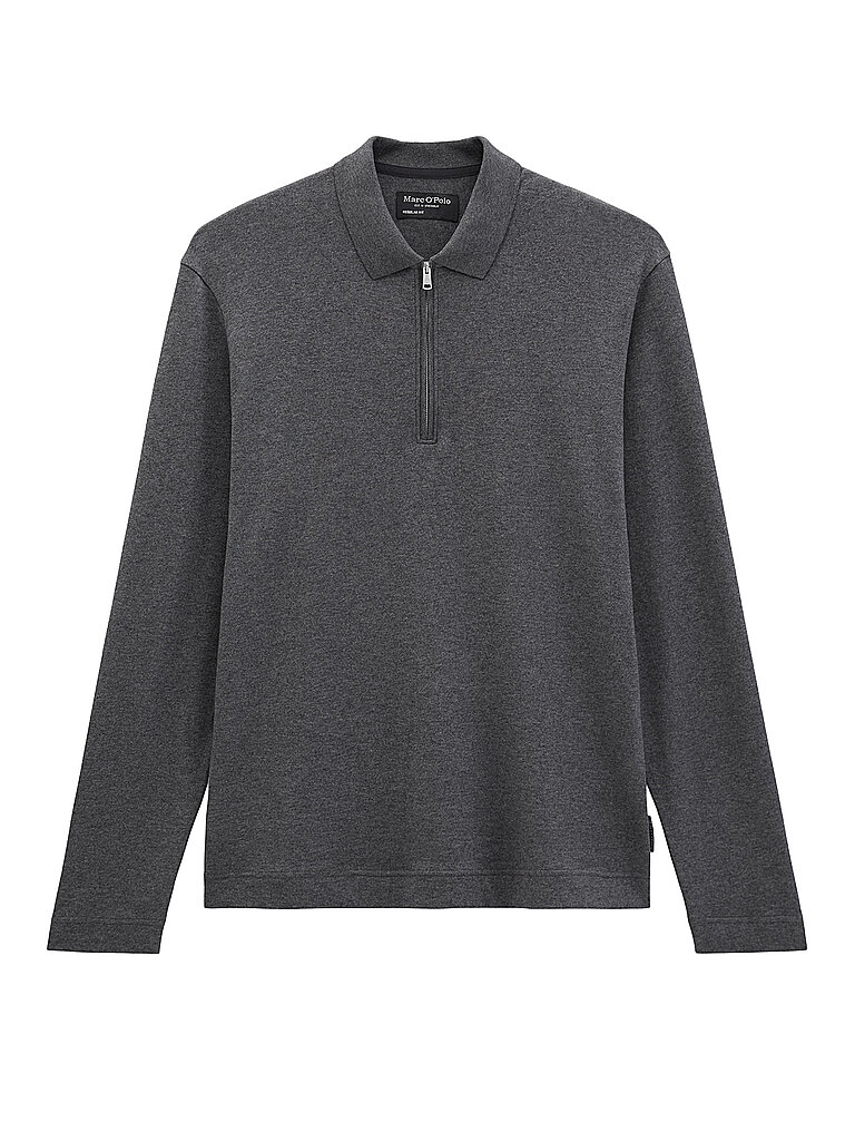 MARC O'POLO Poloshirt grau | M