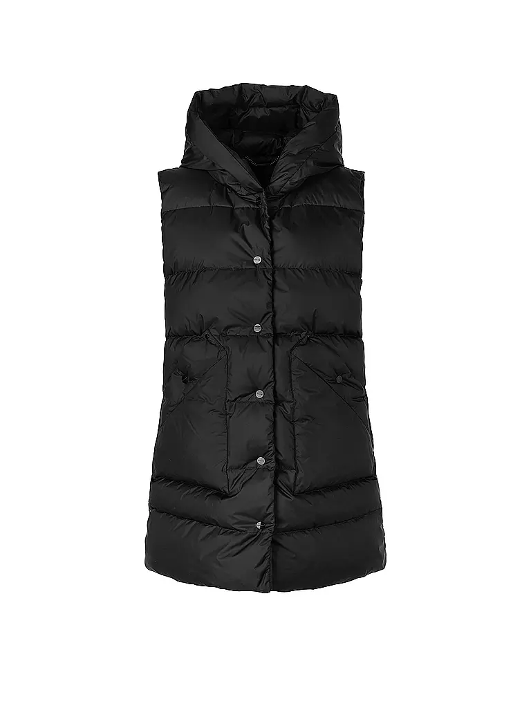 MARC CAIN  | Daunensteppgilet  | schwarz