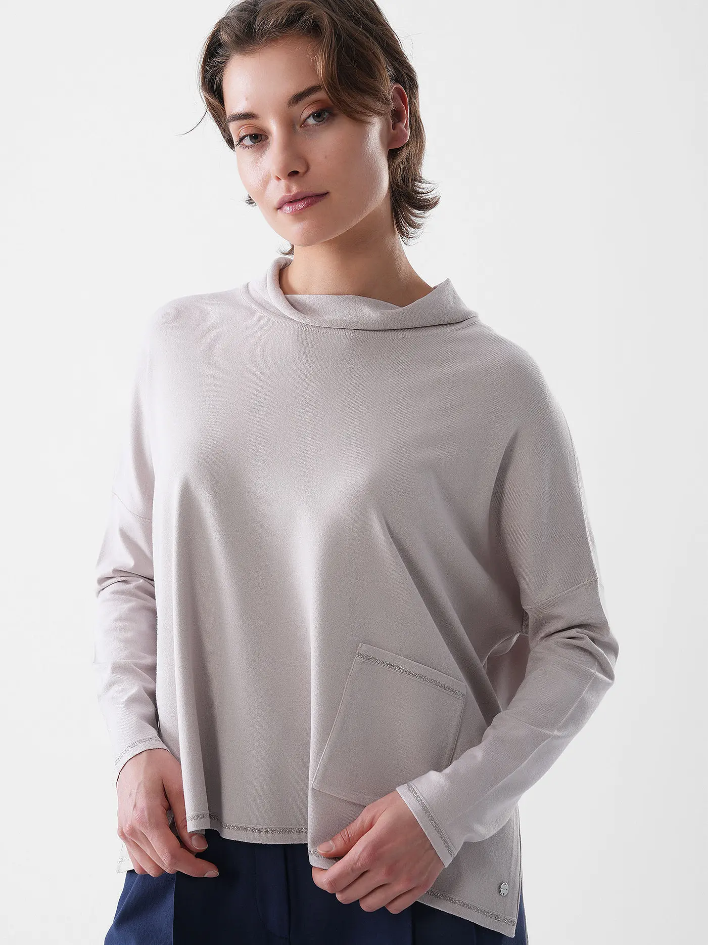 MARC CAIN  | Rollkragenpullover  | hellgrau