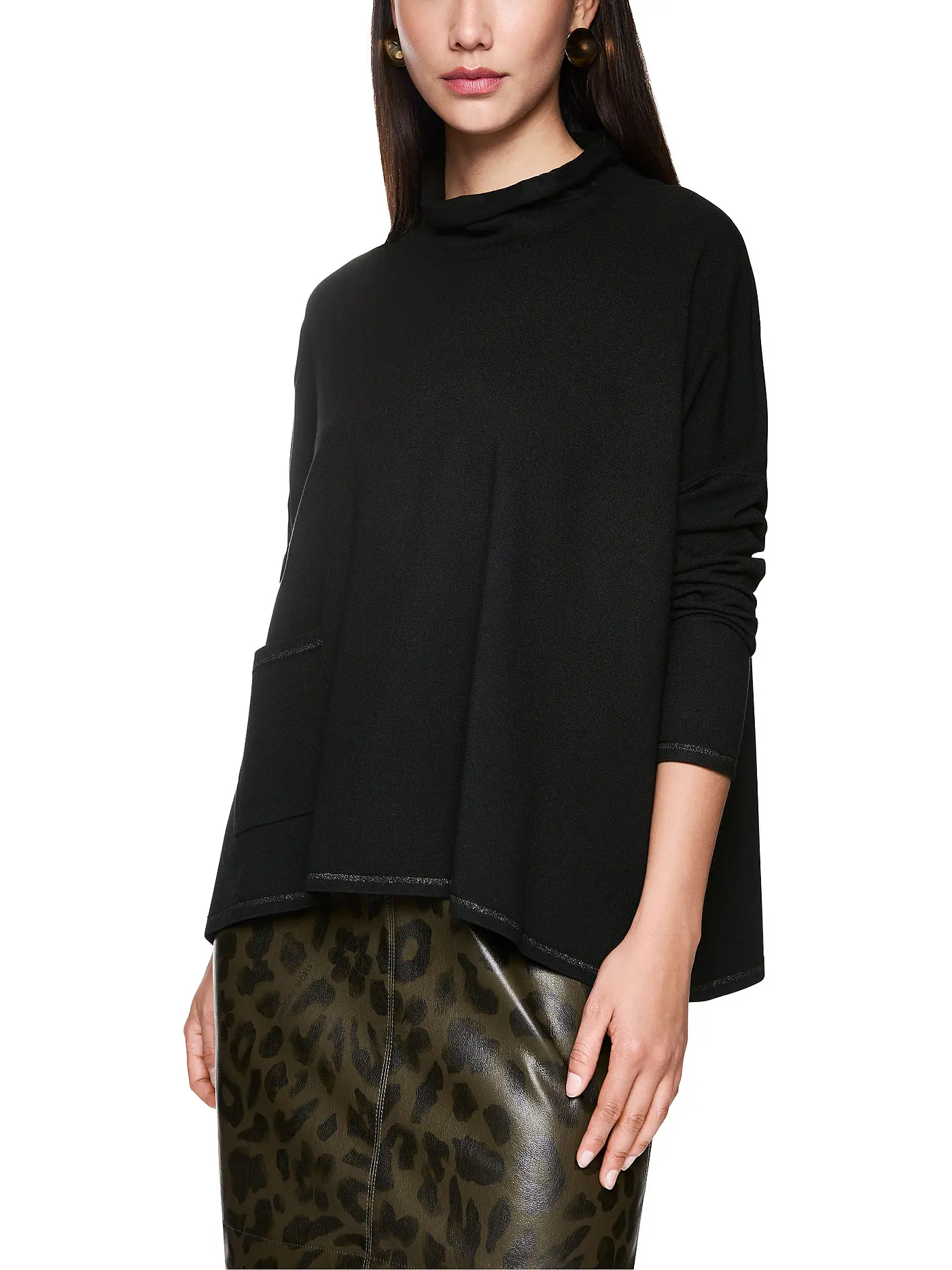 MARC CAIN  | Rollkragenpullover  | schwarz