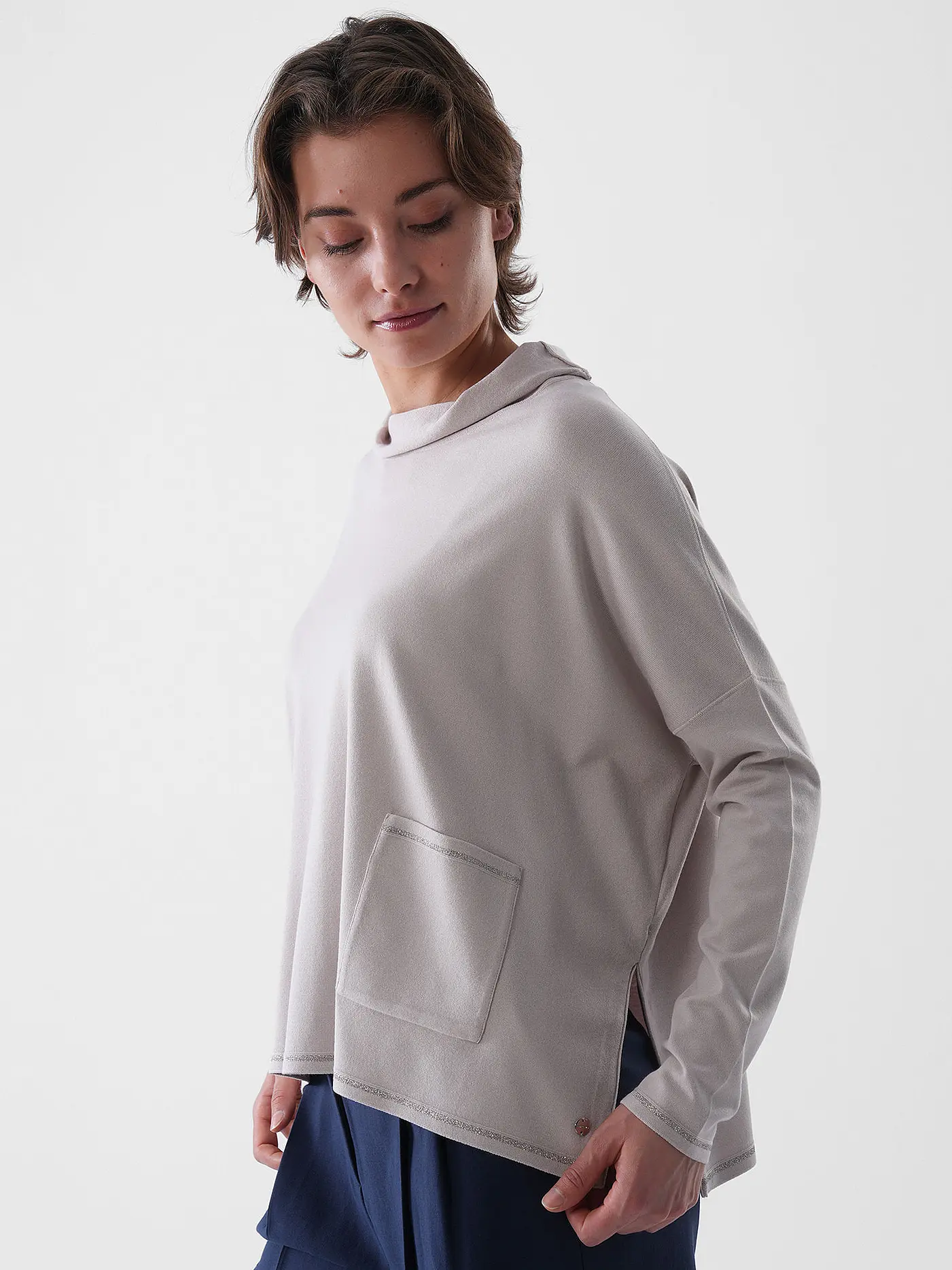 MARC CAIN  | Rollkragenpullover  | hellgrau
