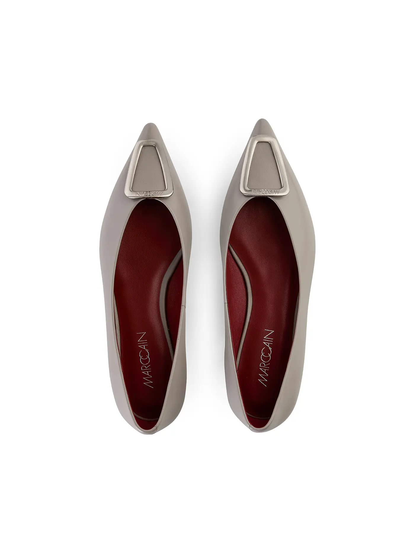 MARC CAIN | Ballerinas  | hellgrau