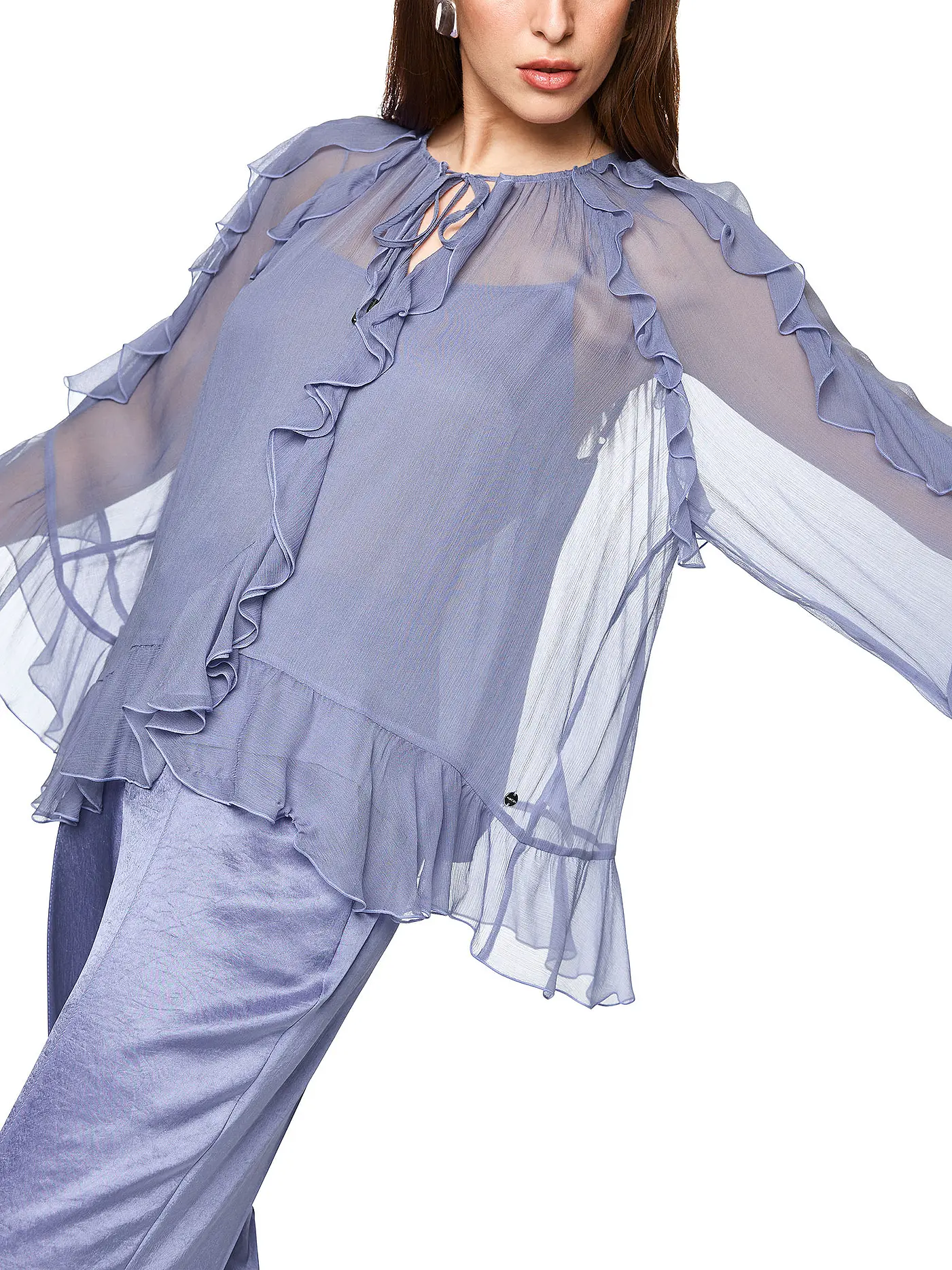 MARC CAIN | Bluse  | blau