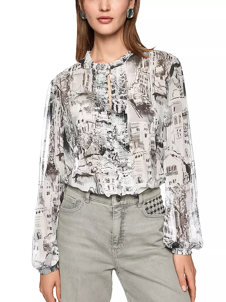 MARC CAIN | Bluse | hellgrau