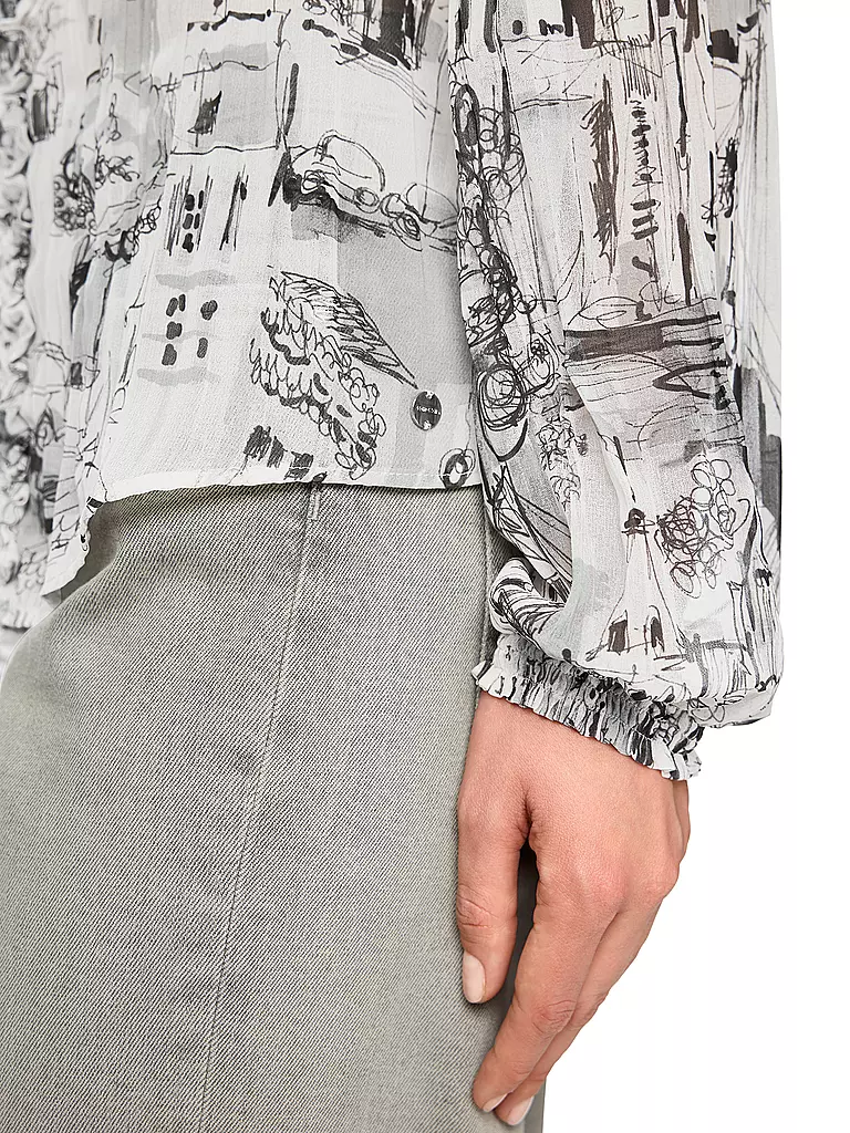 MARC CAIN | Bluse | hellgrau