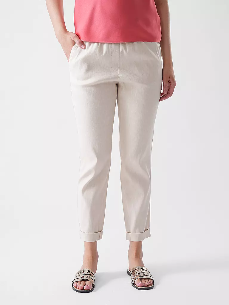 MARC CAIN | Businesshose 7/8 RHODOS | creme