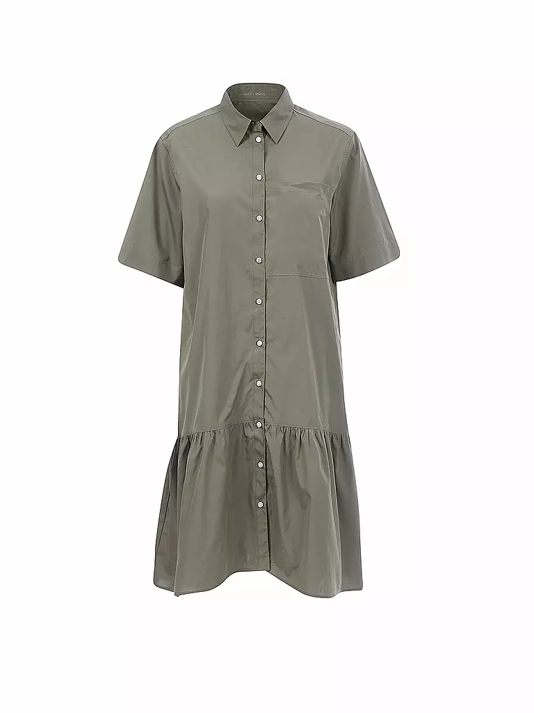 MARC CAIN | Hemdblusenkleid | grün