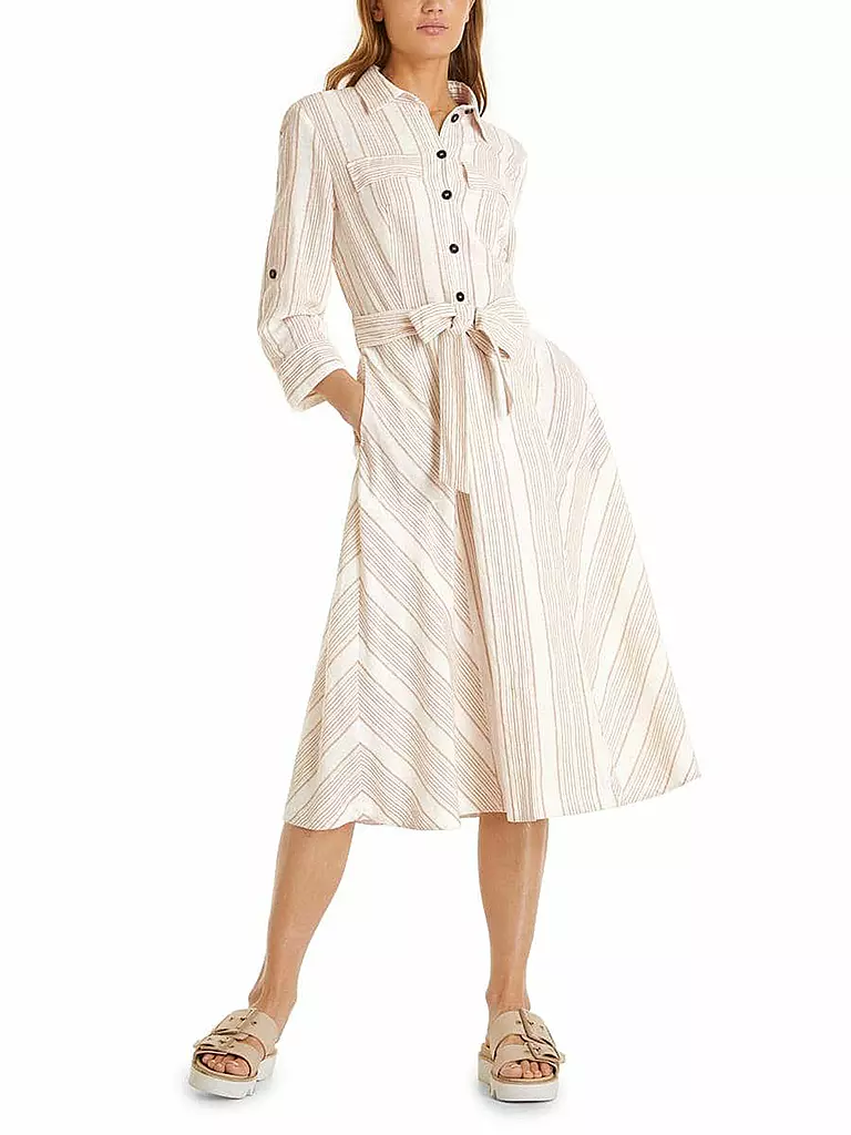 MARC CAIN | Hemdblusenkleid | creme