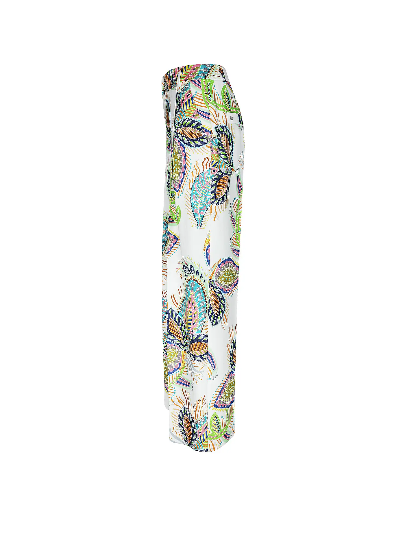 MARC CAIN | High Waist Hose Wide Fit WICHITA | weiss