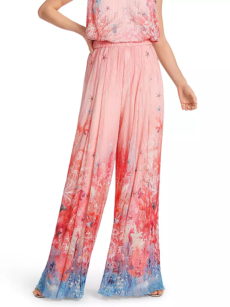 MARC CAIN | High Waist Hose WINNIPEG Wide Fit | rosa