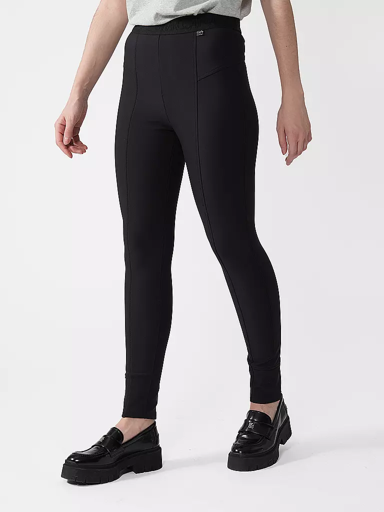 MARC CAIN | Highwaist Businesshose 7/8 SINNAR | schwarz