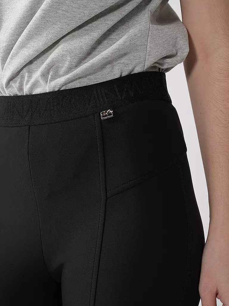 MARC CAIN | Highwaist Businesshose 7/8 SINNAR | schwarz