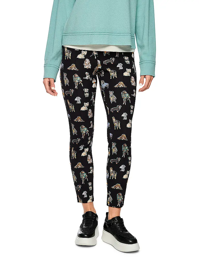 MARC CAIN | Hose Jogging Fit 7/8 SOFIA | schwarz