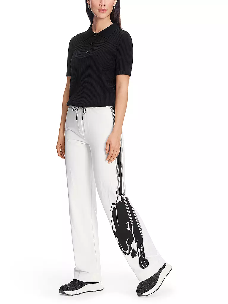 MARC CAIN | Hose Jogging Fit WASHINGTON | weiss