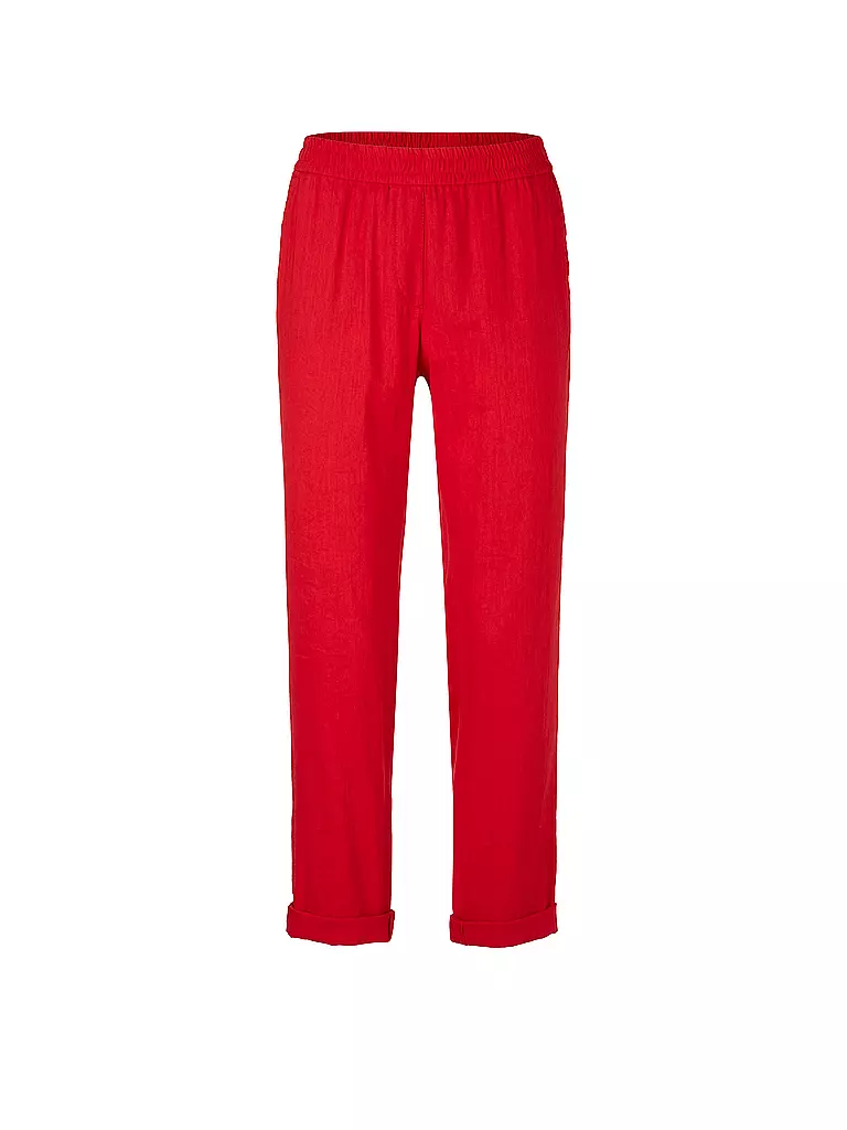 MARC CAIN | Hose Jogging Fit | dunkelrot