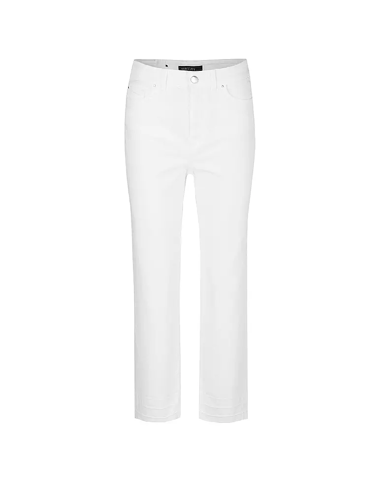 MARC CAIN | Jeans Straight Fit 7/8 | weiss