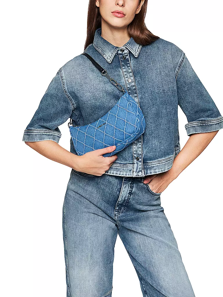 MARC CAIN | Jeansbluse | blau