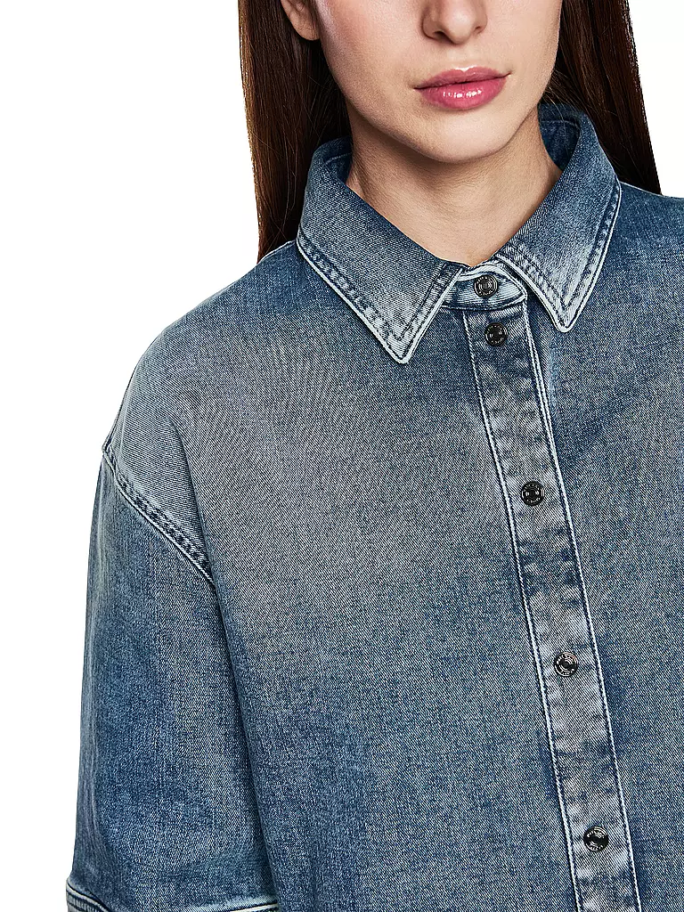MARC CAIN | Jeansbluse | blau