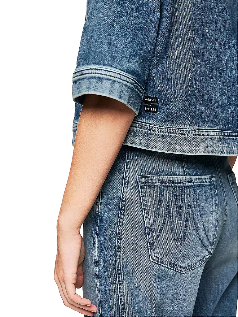 MARC CAIN | Jeansbluse | blau