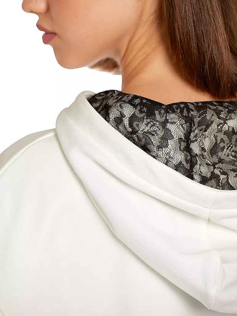 MARC CAIN | Kapuzensweater - Hoodie | creme