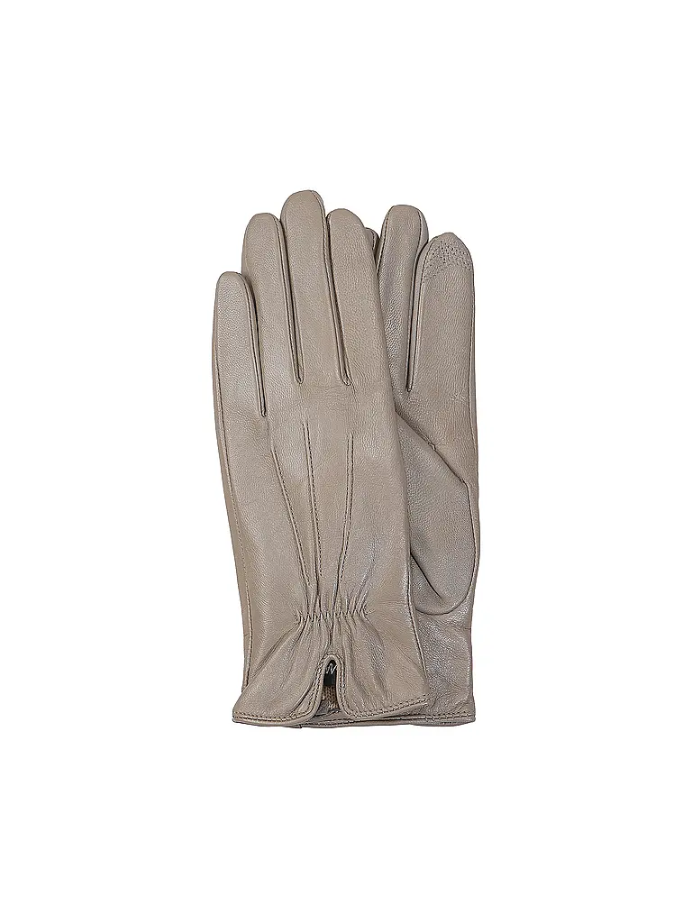 MARC CAIN | Lederhandschuhe | grau