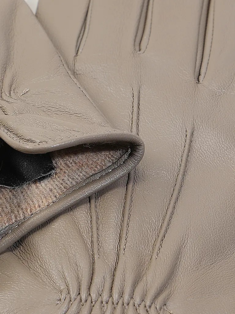 MARC CAIN | Lederhandschuhe | grau