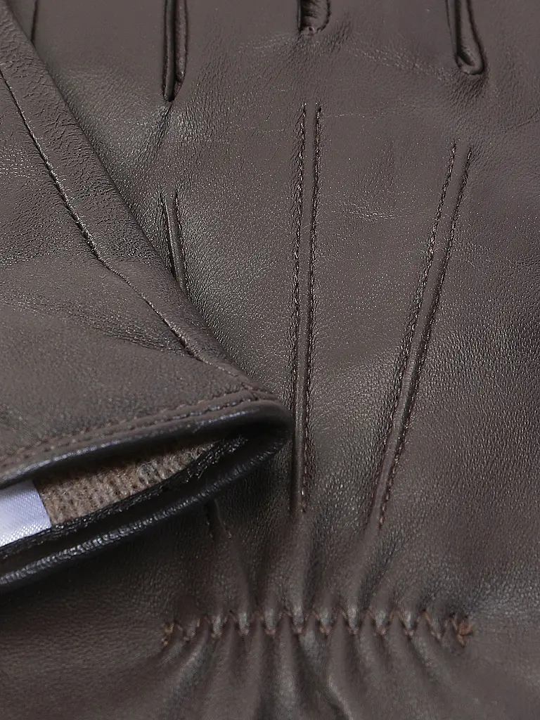 MARC CAIN | Lederhandschuhe | braun