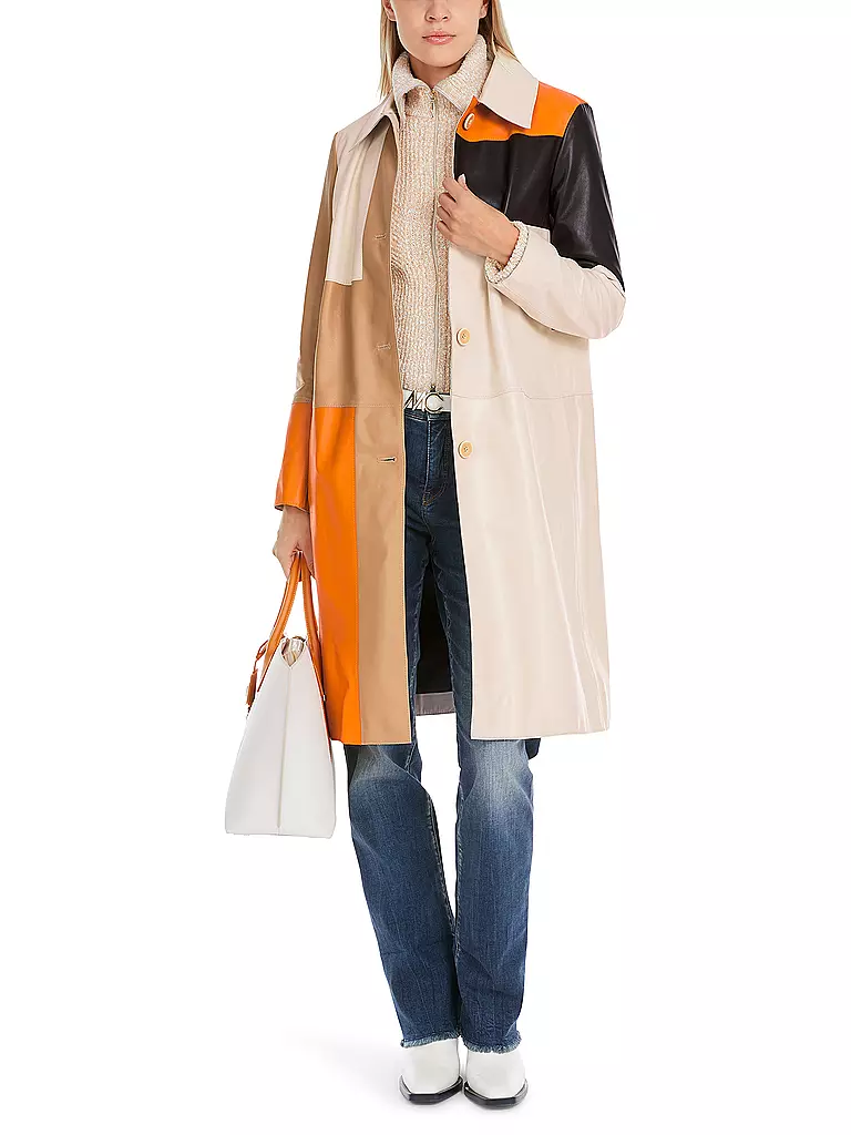 MARC CAIN | Ledermantel  | orange