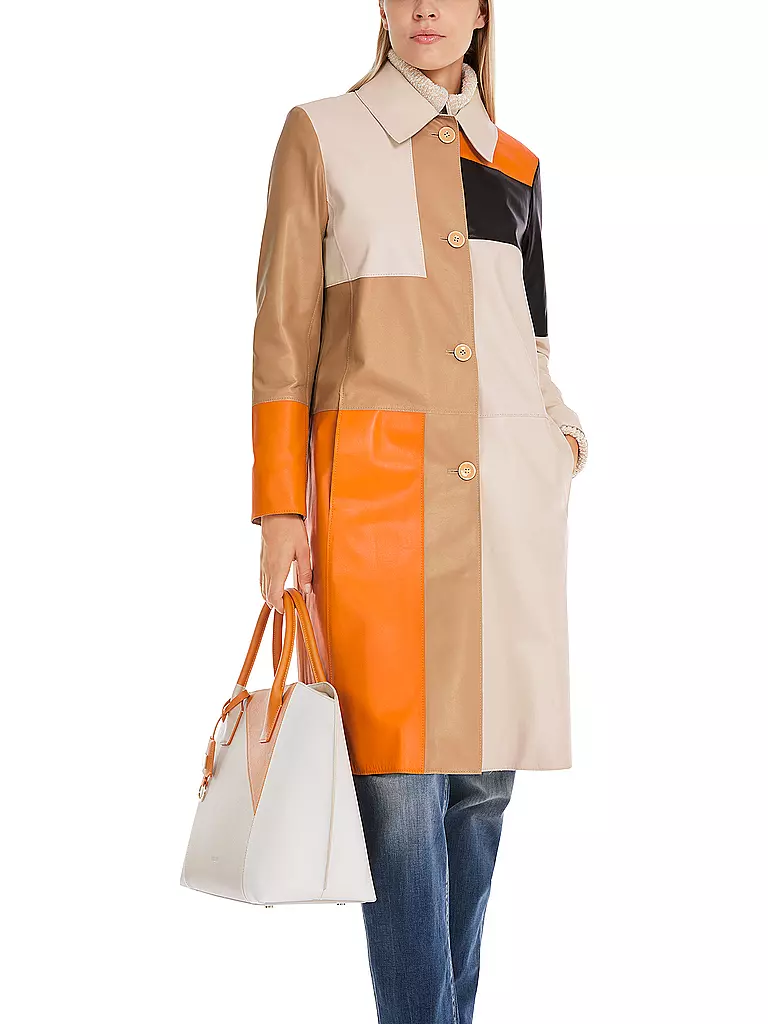 MARC CAIN | Ledermantel  | orange