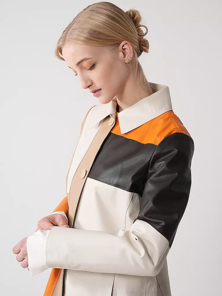 MARC CAIN | Ledermantel  | orange