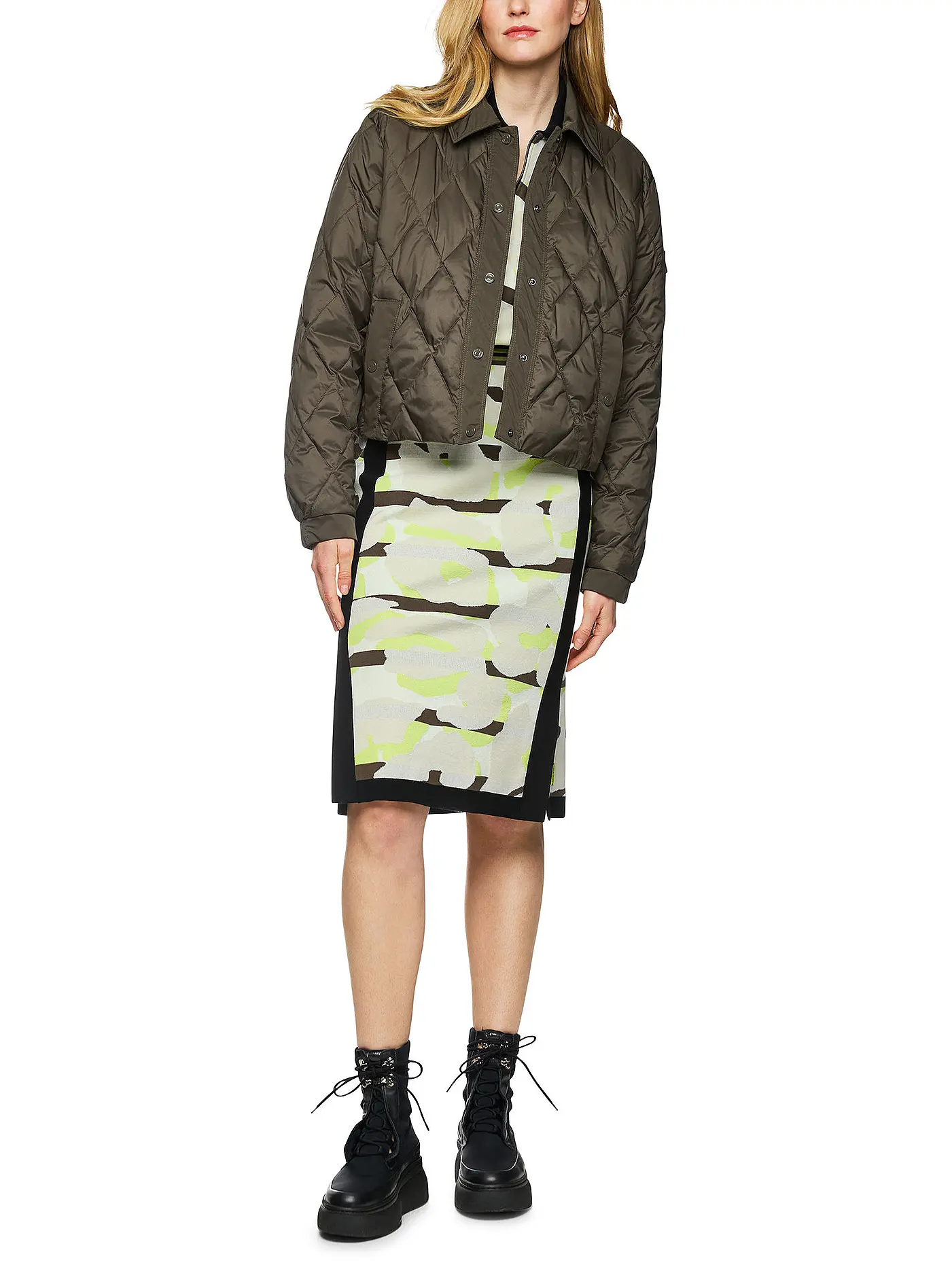 MARC CAIN | Leichtsteppjacke  | olive