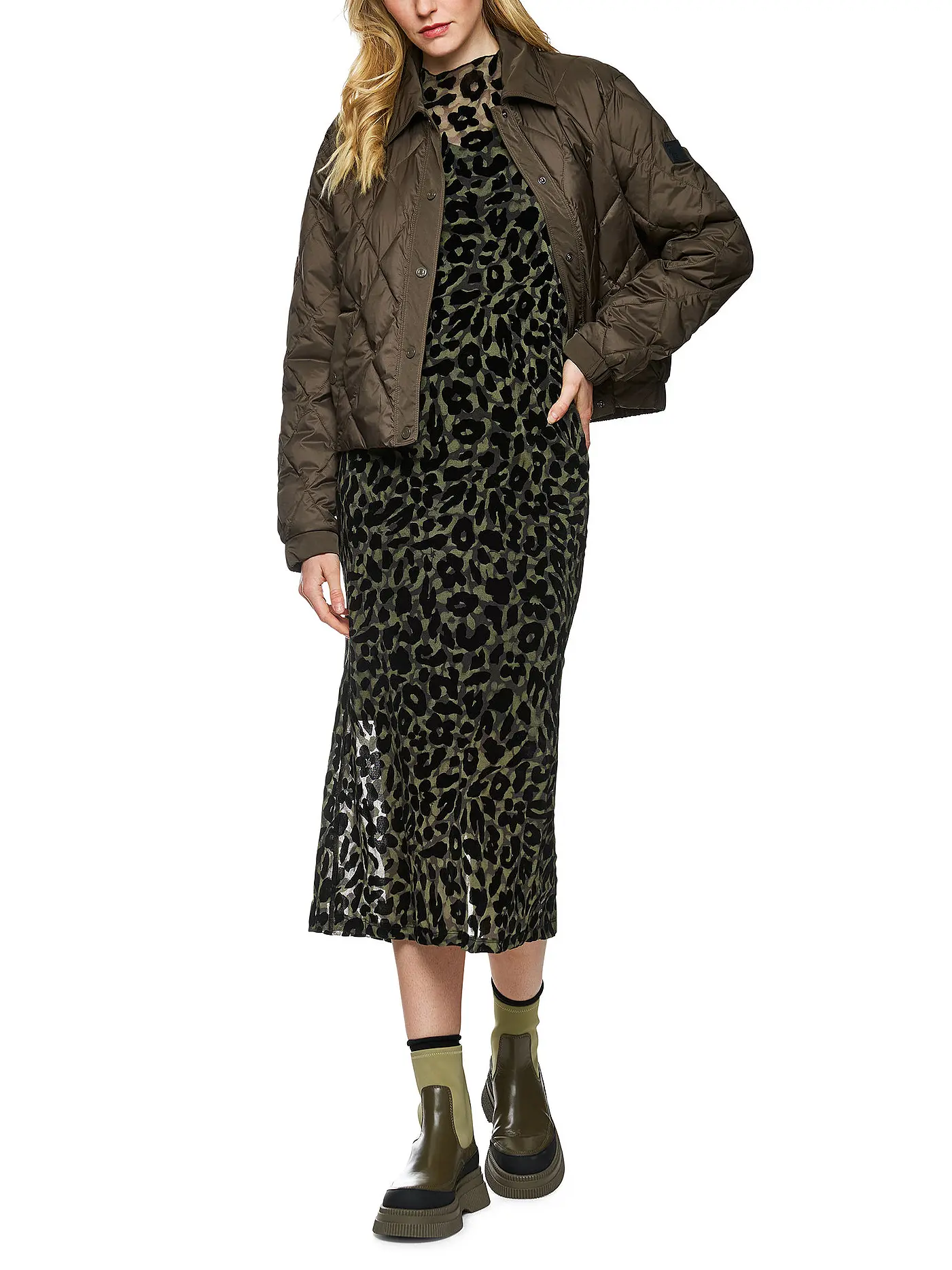 MARC CAIN | Maxikleid  | olive