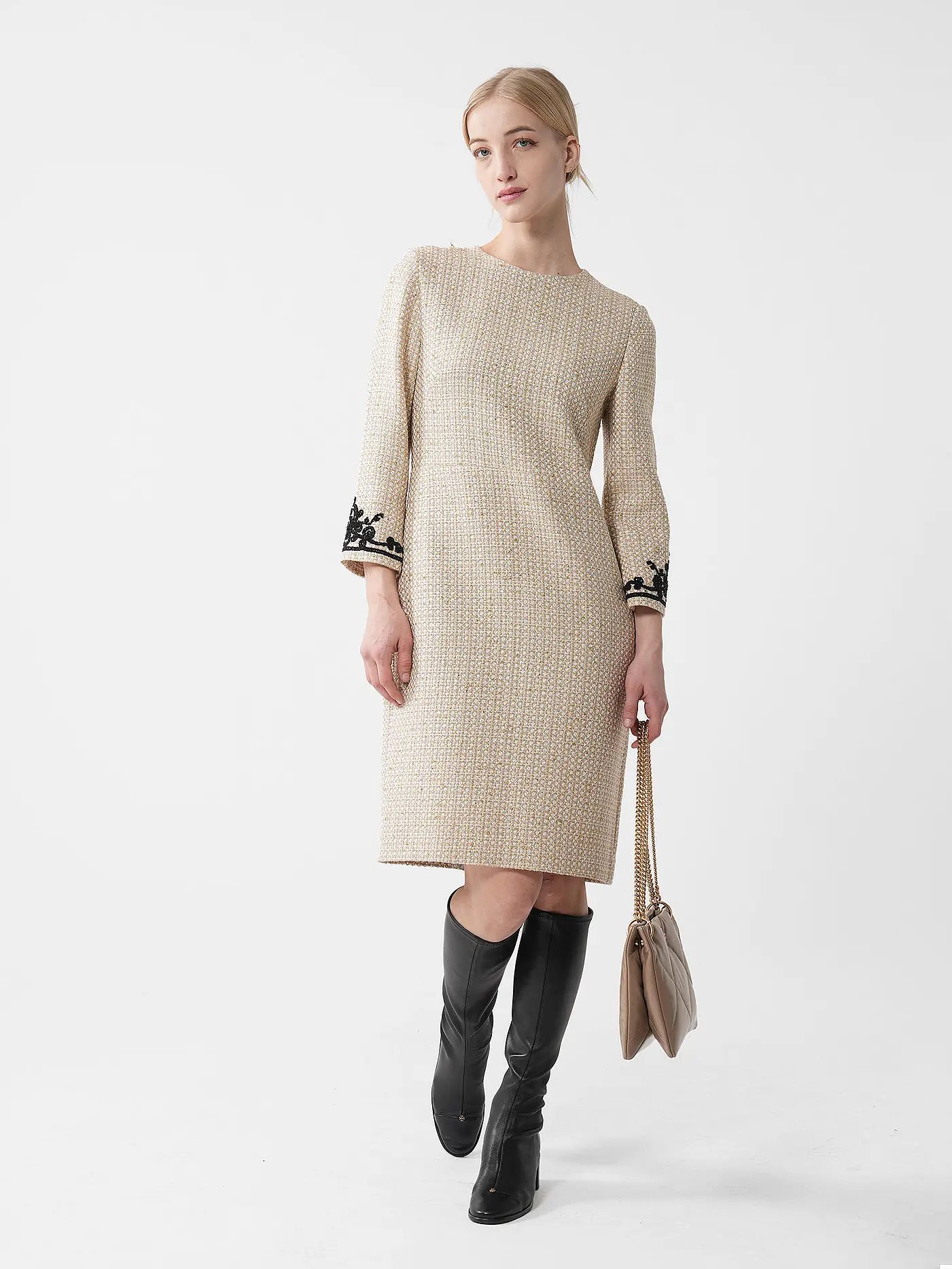 MARC CAIN | Midikleid | beige