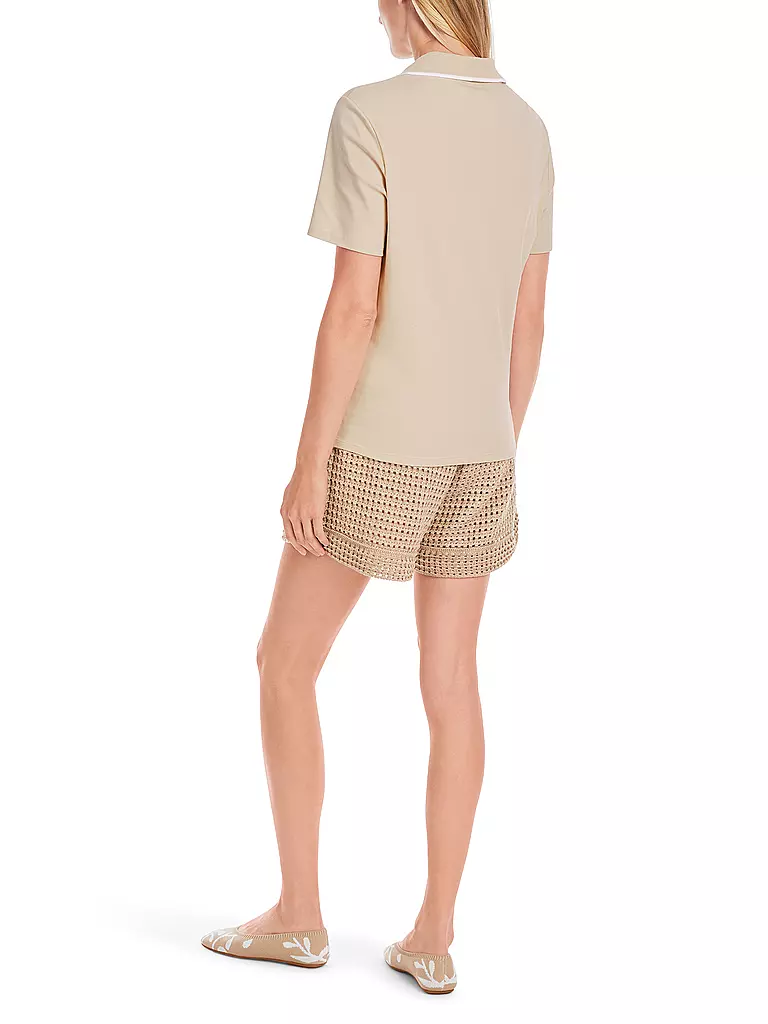 MARC CAIN | Poloshirt | hellbraun