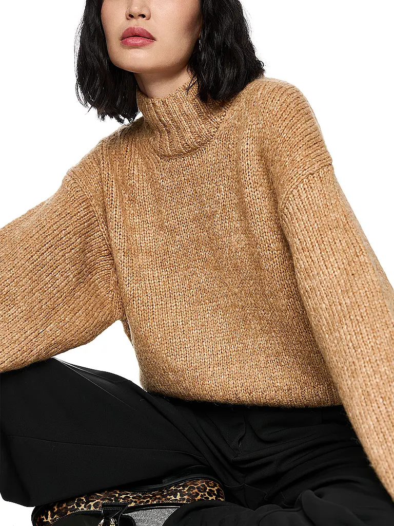 MARC CAIN | Rollkragenpullover  | Beige