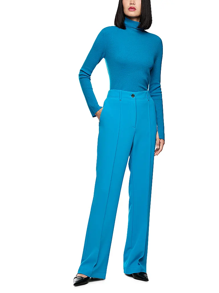 MARC CAIN | Rollkragenpullover  | blau