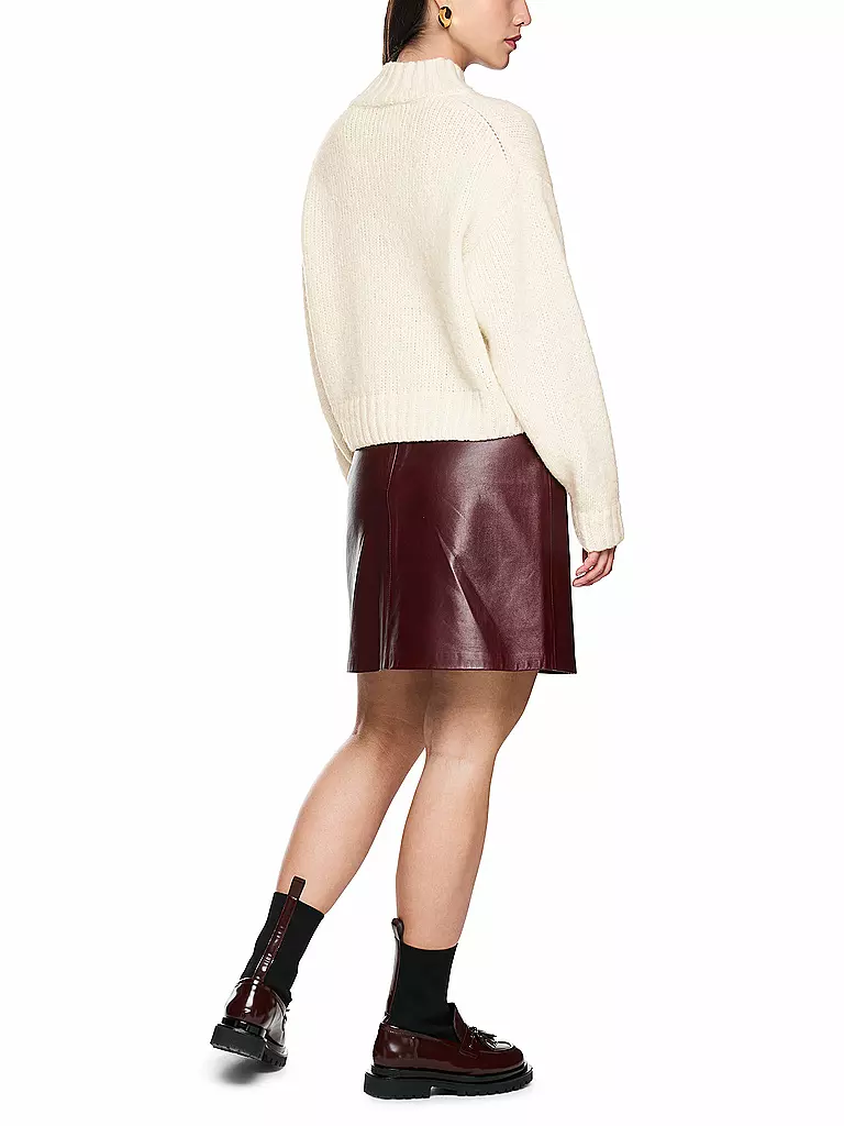 MARC CAIN | Rollkragenpullover  | weiss