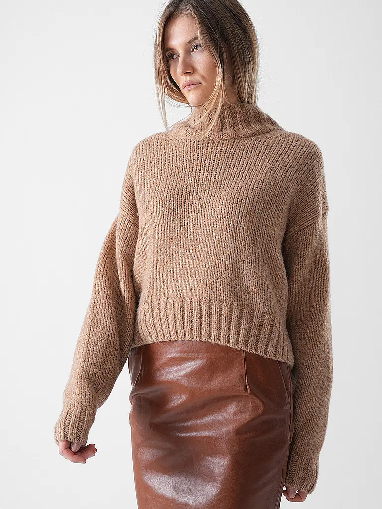 MARC CAIN | Rollkragenpullover  | Beige