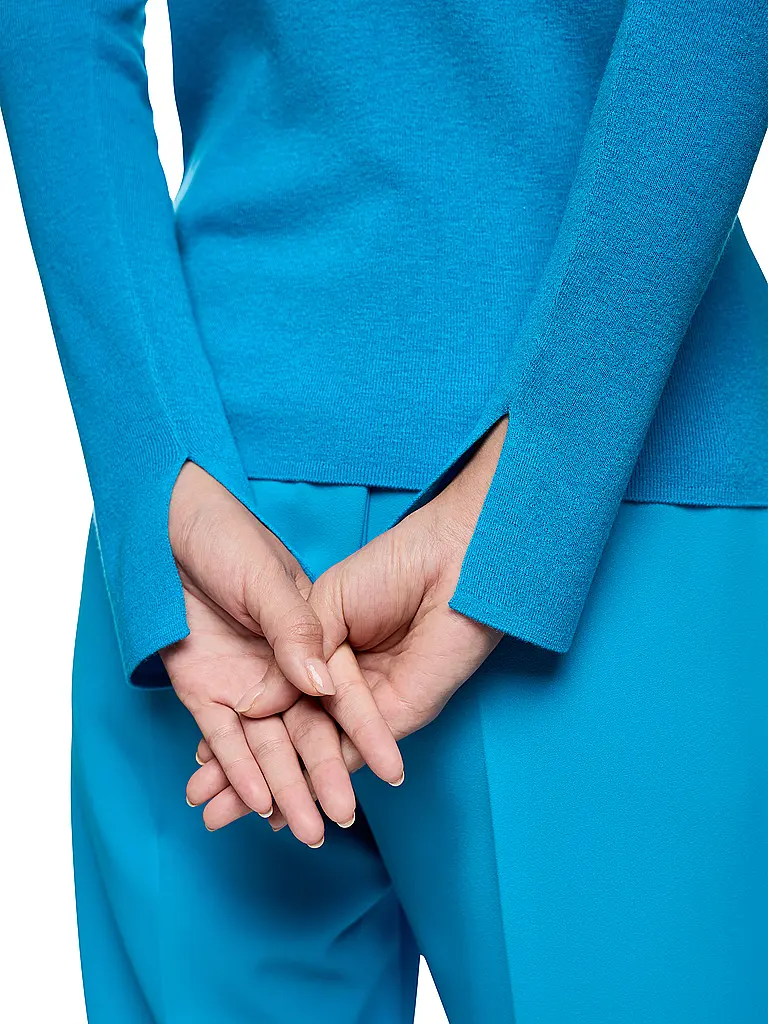 MARC CAIN | Rollkragenpullover  | blau