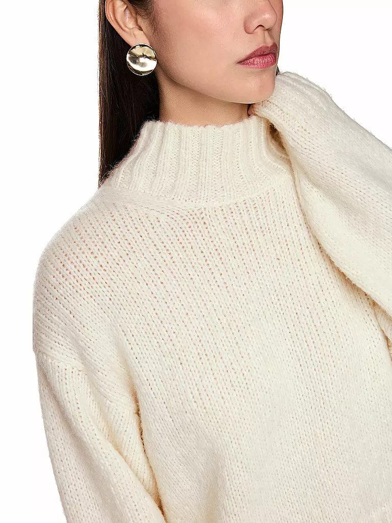 MARC CAIN | Rollkragenpullover  | weiss