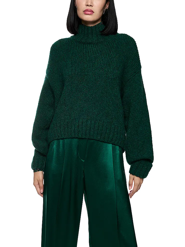 MARC CAIN | Rollkragenpullover  | dunkelgrün
