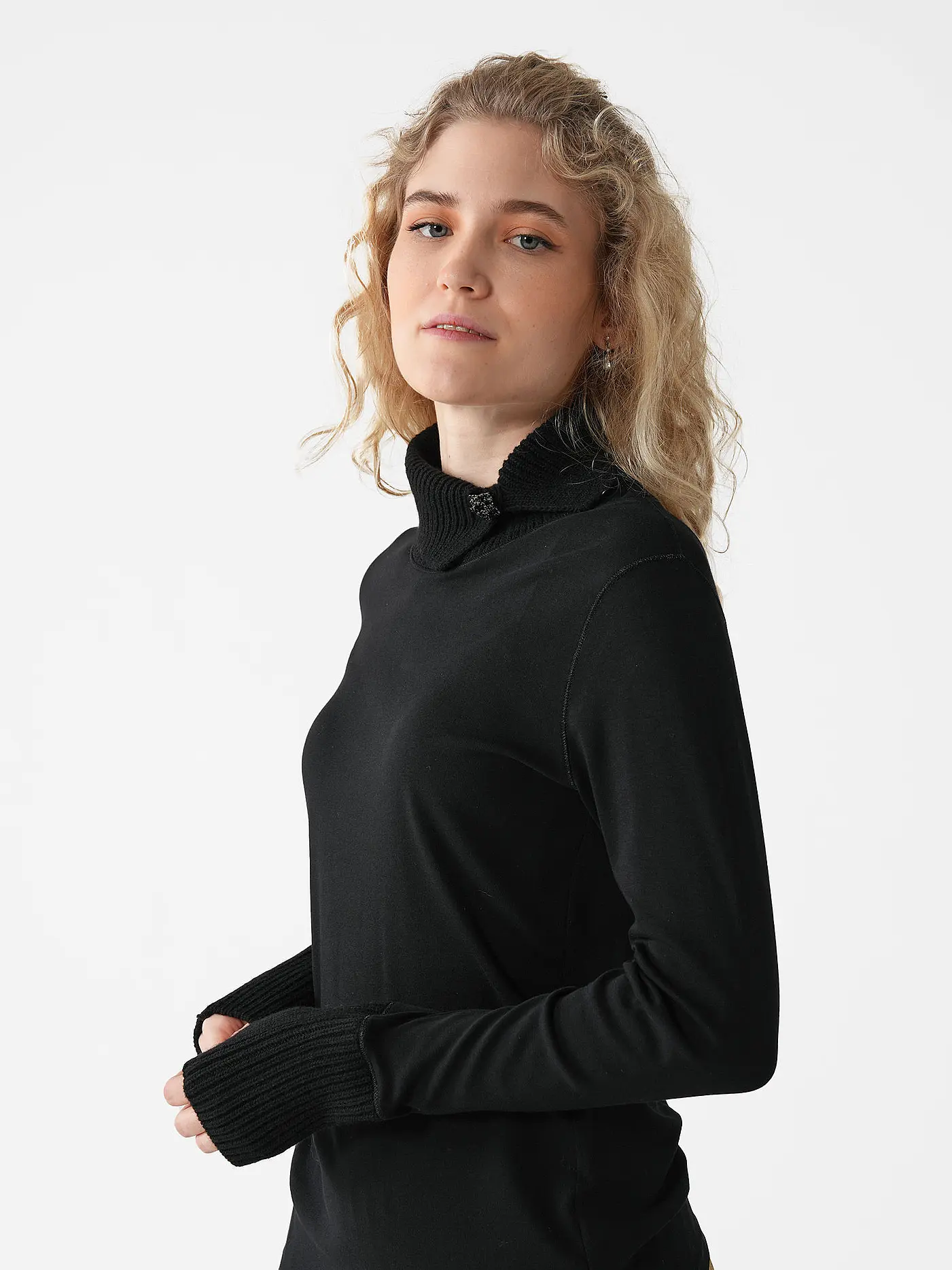 MARC CAIN | Rollkragenpullover | schwarz