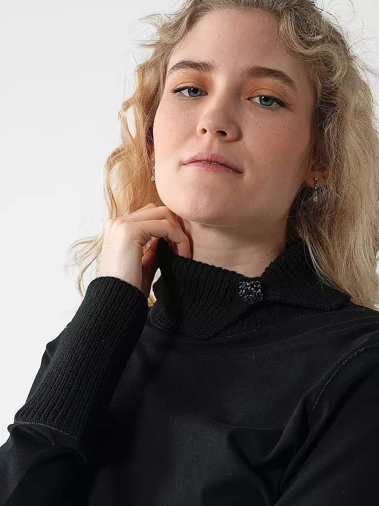 MARC CAIN | Rollkragenpullover | schwarz