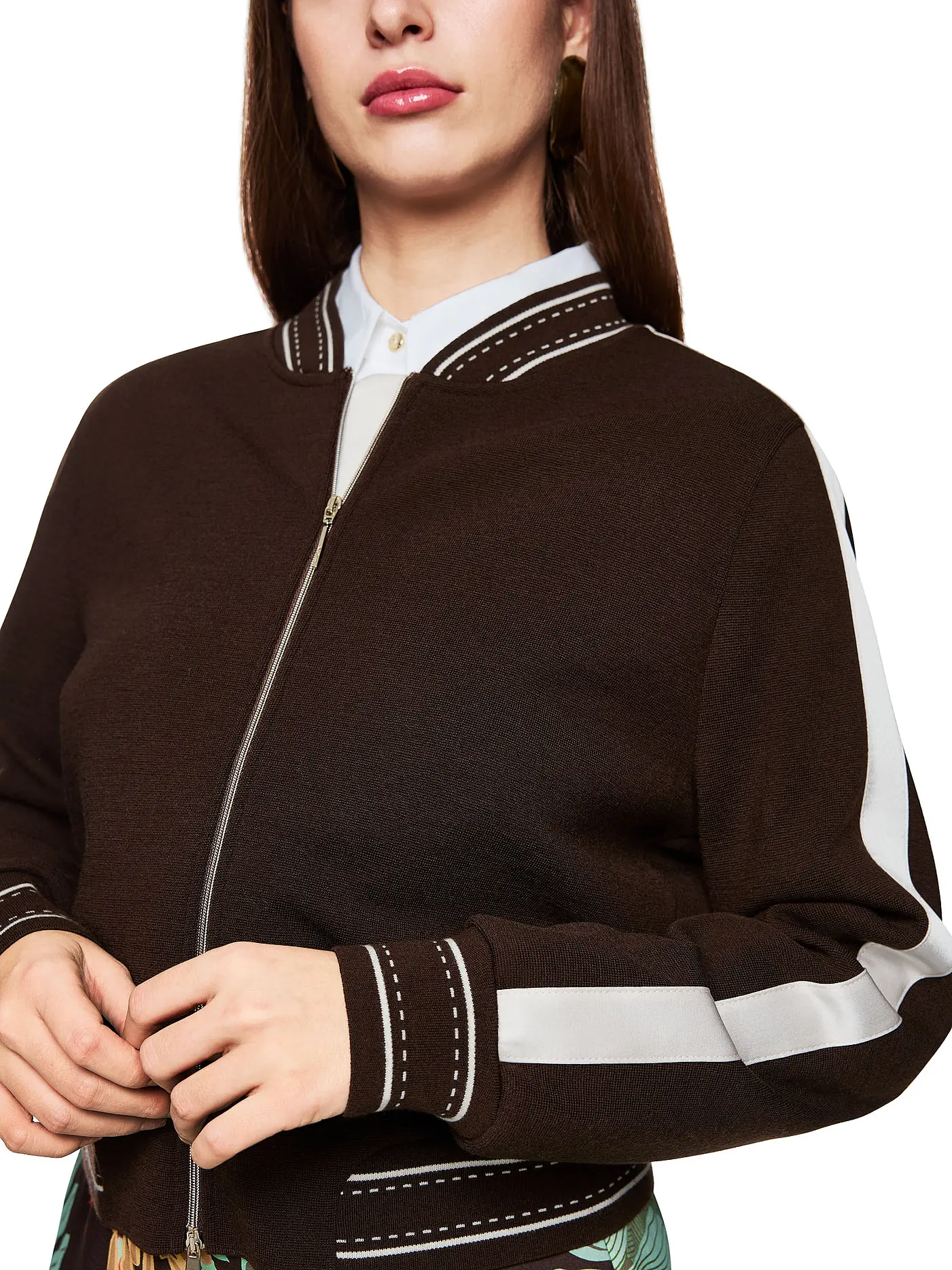 MARC CAIN | Strickjacke  | braun