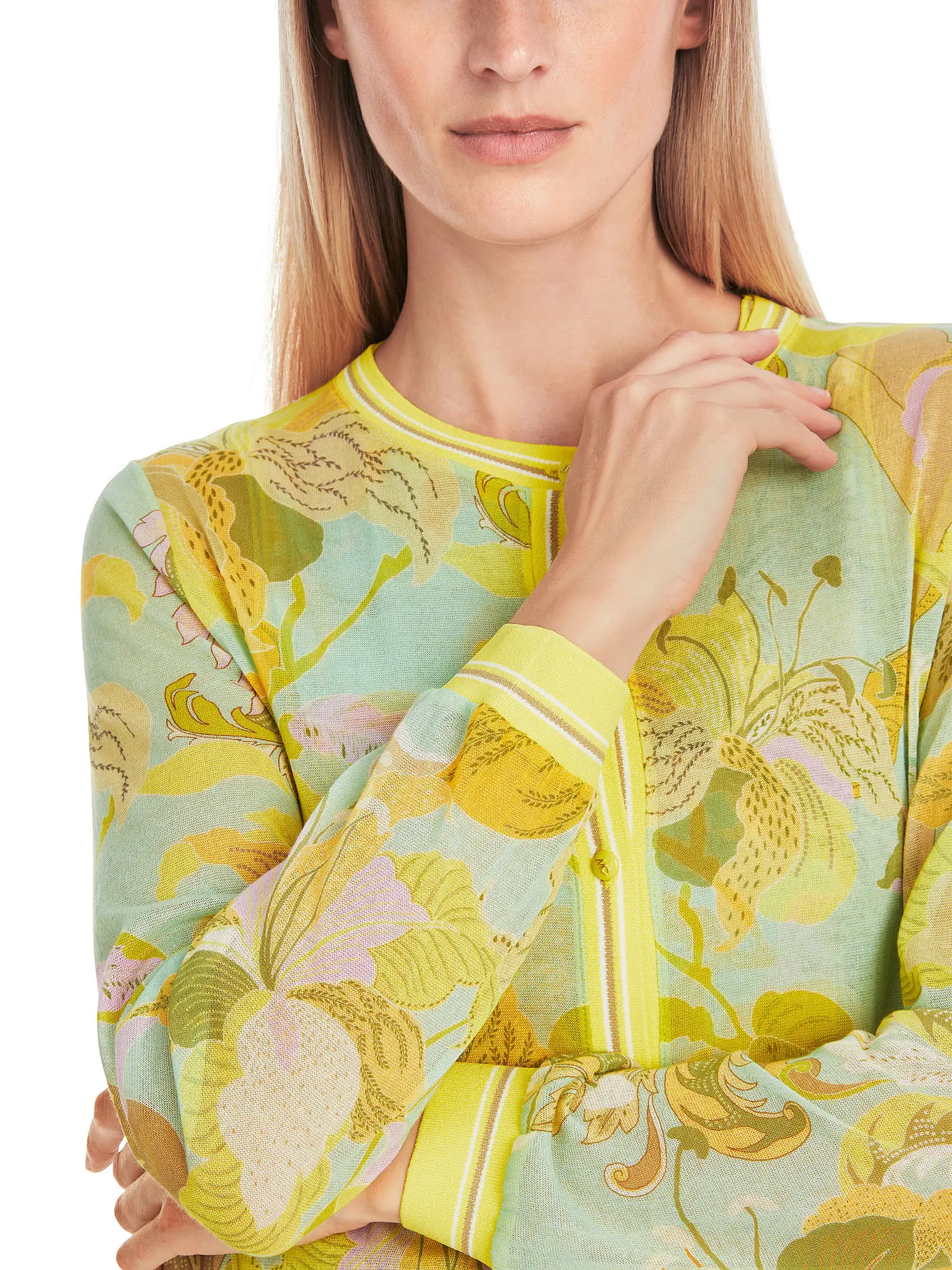 MARC CAIN | Strickjacke | gelb