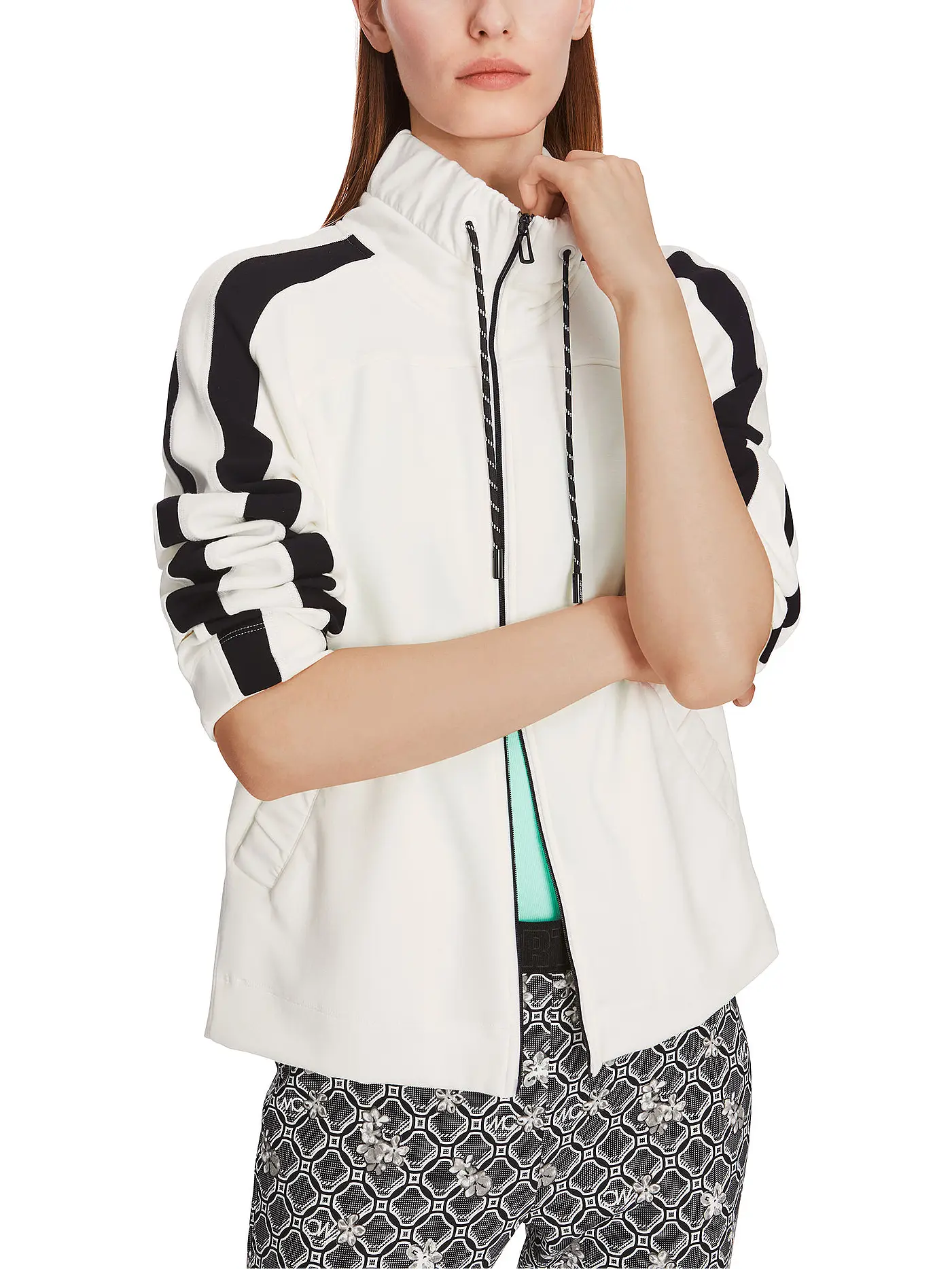 MARC CAIN | Sweatjacke | creme