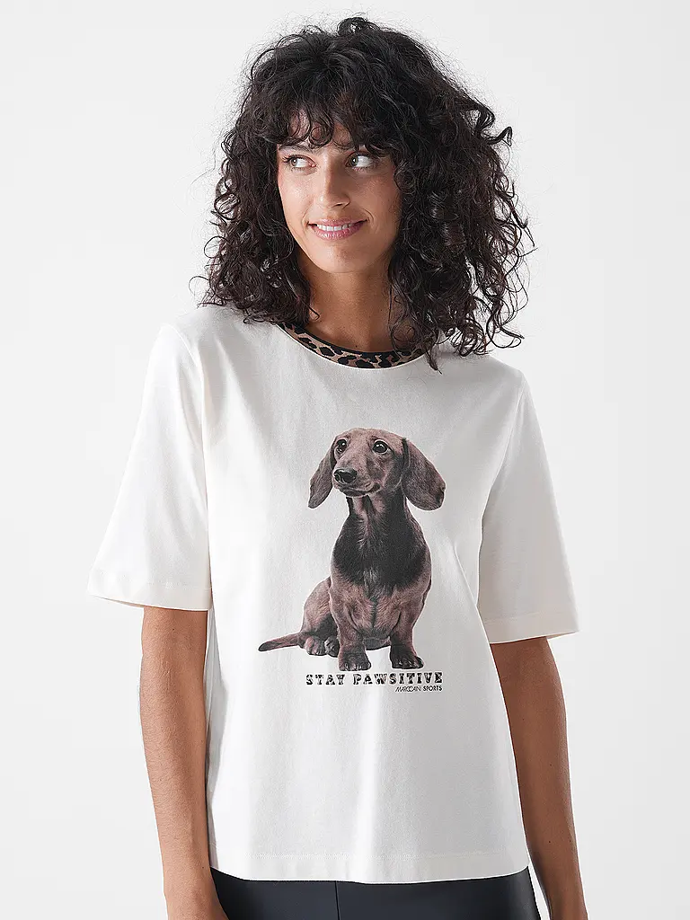 MARC CAIN | T-Shirt  | creme
