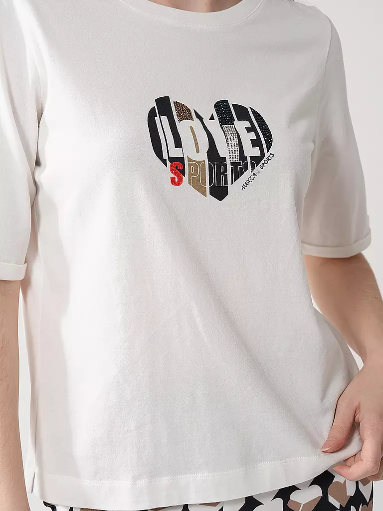 MARC CAIN | T-Shirt  | weiss