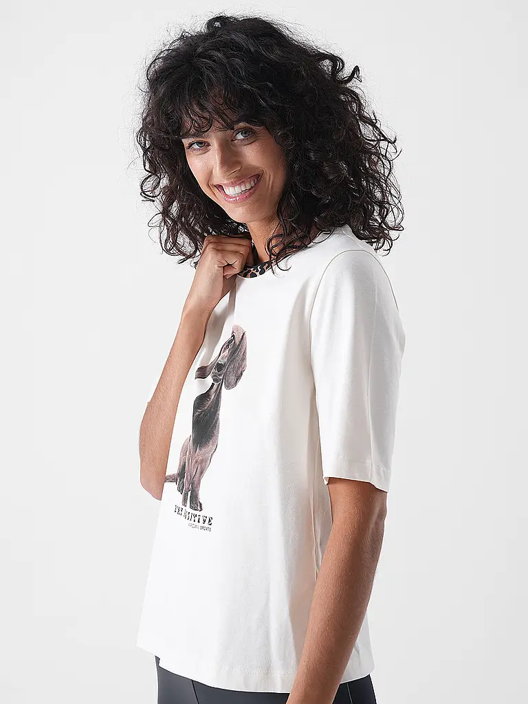 MARC CAIN | T-Shirt  | creme